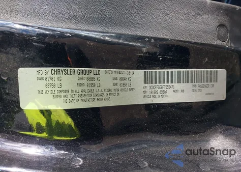 2015 Fiat 500E Battery Electric from USA, damaged, VIN 3C3CFFGE6FT555471